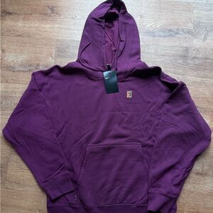 Nike Men's  red Purple burgundy  Hooded Sweatshirt